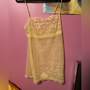 Victoria’s Secret light yellow dress, tank, or cover up